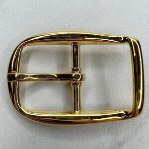 Vintage Gold Tone Simple Basic Belt Buckle for up to 1 Inch Belt